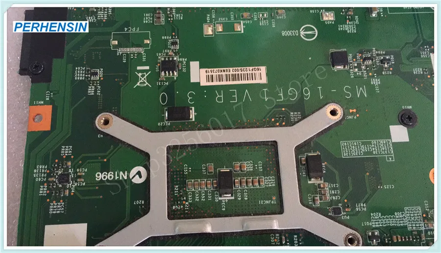 من ام اس اي GE60 اللوحة المحمول MS-16GF1 i5 VER: 3.0 DDR3 غير متكامل