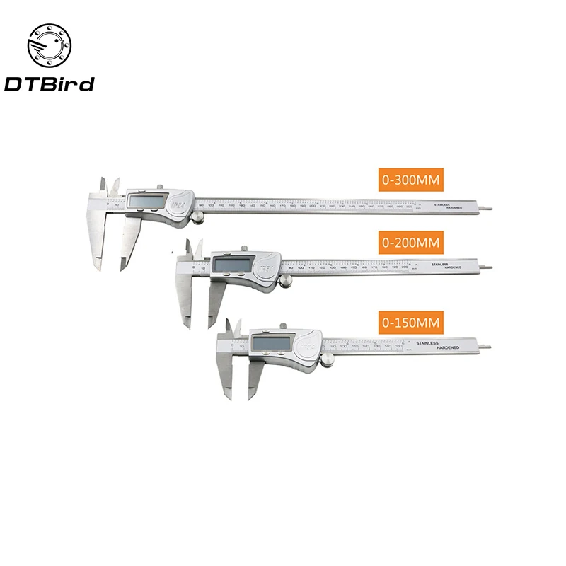 

150mm 6 inch Digital Vernier Caliper IP54 Waterproof Stainless Steel LCD Electronic Caliper Gauge m/in Micrometer Measuring Tool