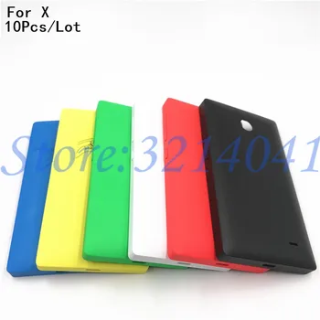 

10Pcs/Lot New Back Cover Case For Nokia Lumia X 1045 RM-980 Battery Rear Door with Adhesive Replacement Parts