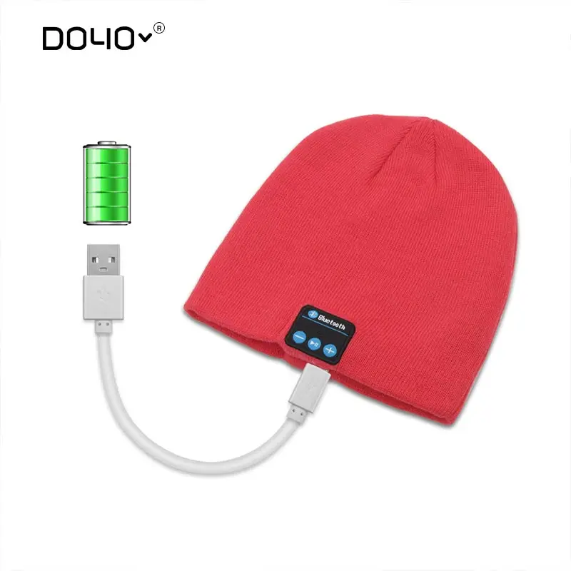 

DOYO Wireless Bluetooth headphones Music hat Smart Caps Headset earphone Warm Beanies winter Hat with Speaker Mic for sports