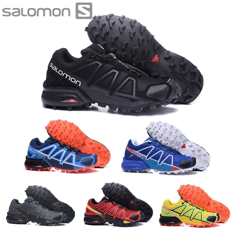 

Salomon Speedcross 4 CS Outdoor Sport Shoes Men Breathable Athletics Solomon Male Jogging Running Speed cross Fencing Shoes Hot