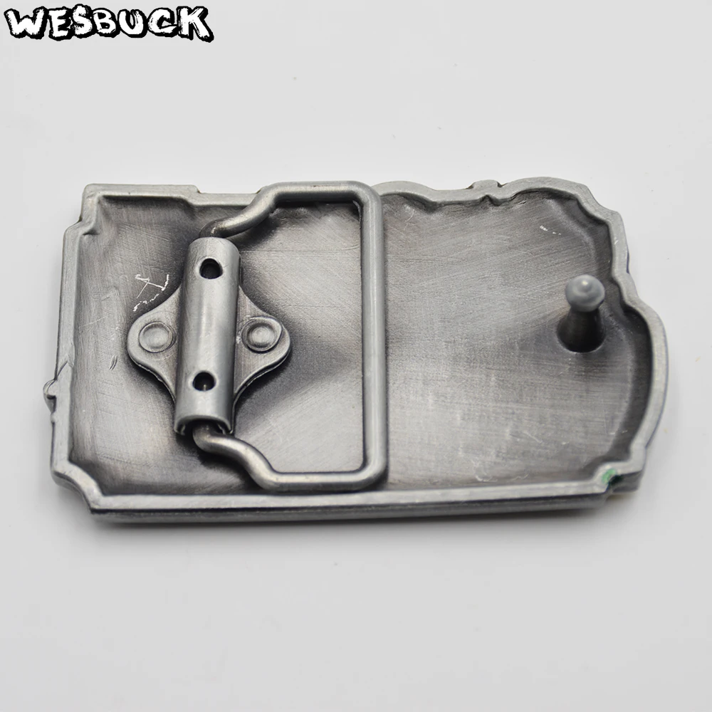 5 PCS MOQ Fashion Buckles WesBuck Brand New Style Metal Rectangle Belt Buckles for Man Women Western Belt Head