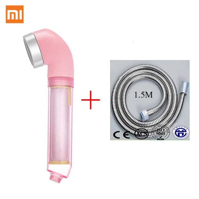Фильтр для очистки воды душевой бустер для мамы и ребенка дома в дополнение к Остаточному хлору - Цвет: Розовый
