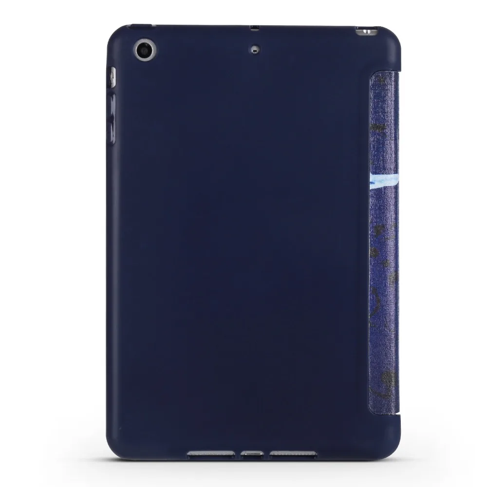 Мягкий чехол QUWIND с синей бабочкой для iPad Mini 1234 234 2017 2018 Air 1 2 Pro 9 7 10 5|Чехлы планшетов