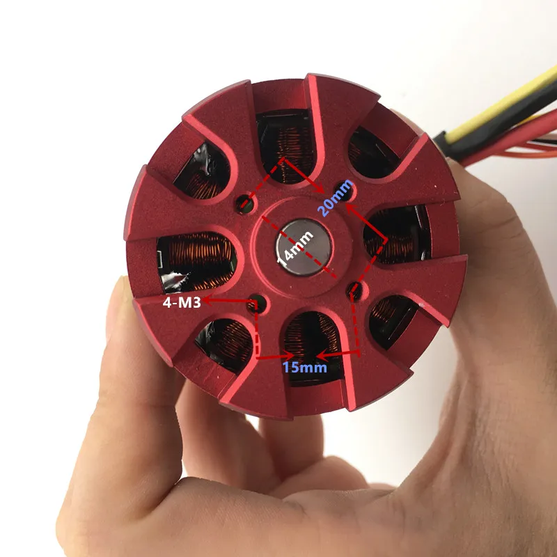 DIY N5065 270KV наружный ротор с бесщеточным Мотором дистанционное управление