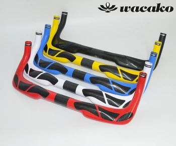 

wacako 3K gloss TT T700 TT handlebar Time Trial Handlebar Track Bike Parts internal carbon handlebar 31.8*380/400/420/440/460mm