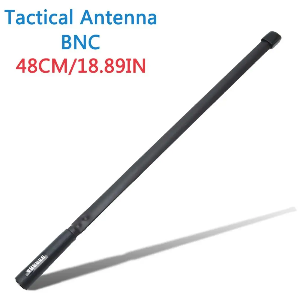 ABBREE BNC разъем Dual Band 144/430 МГц складной тактический антенна для иди и болтай Walkie Talkie