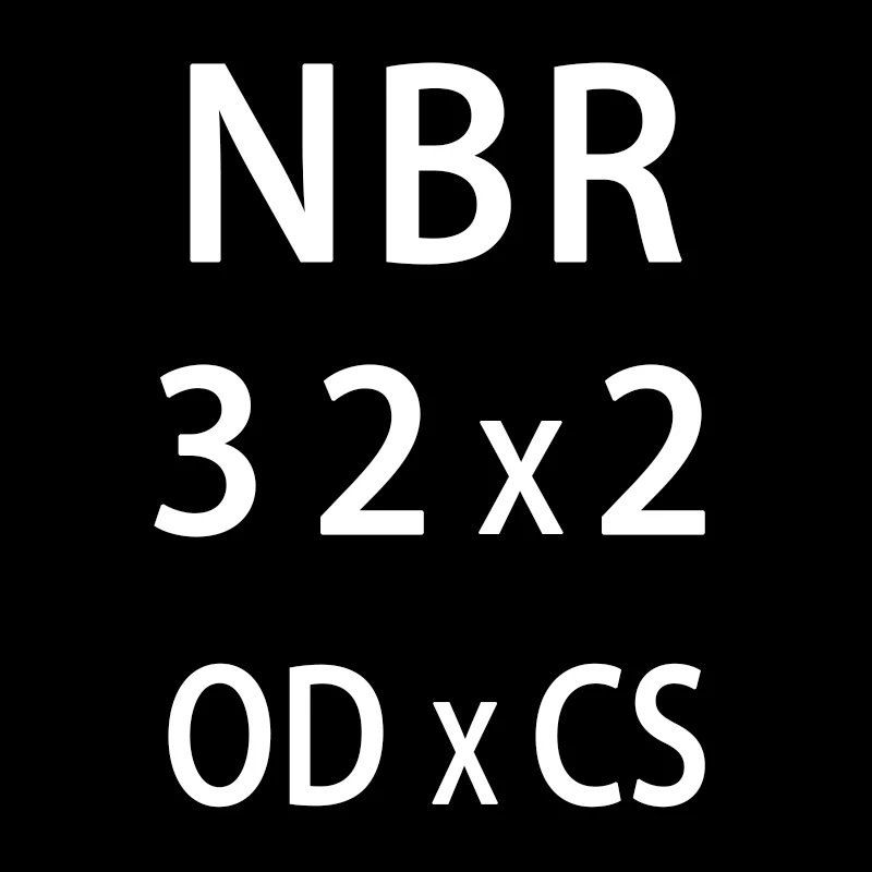 20 шт./лот резиновым кольцом черный NBR уплотнительное кольцо 2 мм Толщина OD31/32/33/34/35/36/38/40*2 мм колцеобразное уплотнение прокладки масло уплотнительные кольца шайба - Цвет: OD32mm