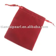 Бархатные овальные ювелирные подарочные сумки