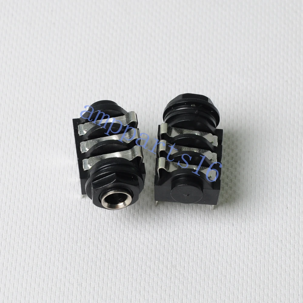 10pcs 1 4 Cliff Phone Jack 6 35 6pin PCB Headphone Audio Tube Amp Guitar Stereo