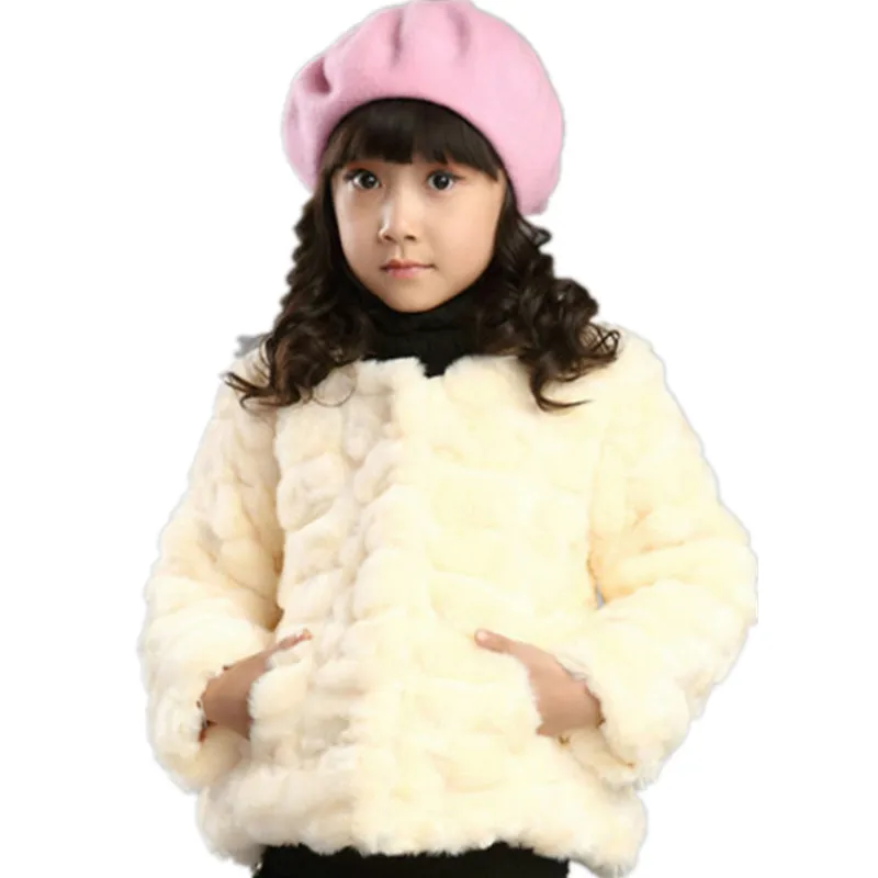 Furry Toddler Baby Girls Faux Fur Coat Winter 2018 Lovely Princess