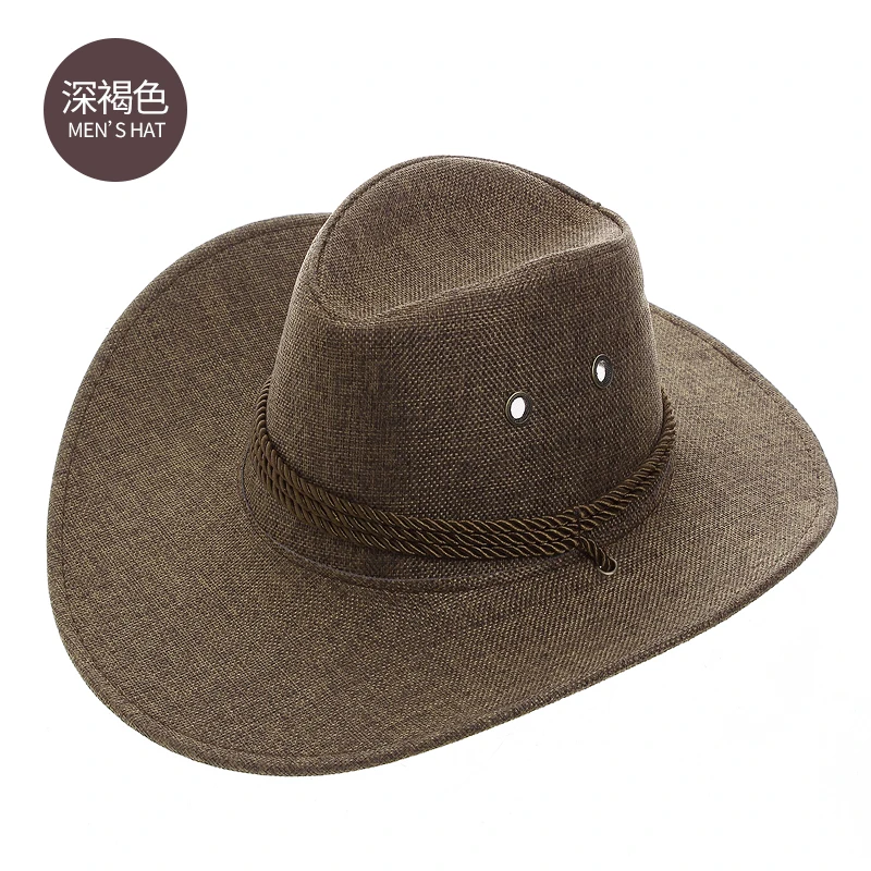 FENGMAX Mens American Flag Western Cowboy Hat