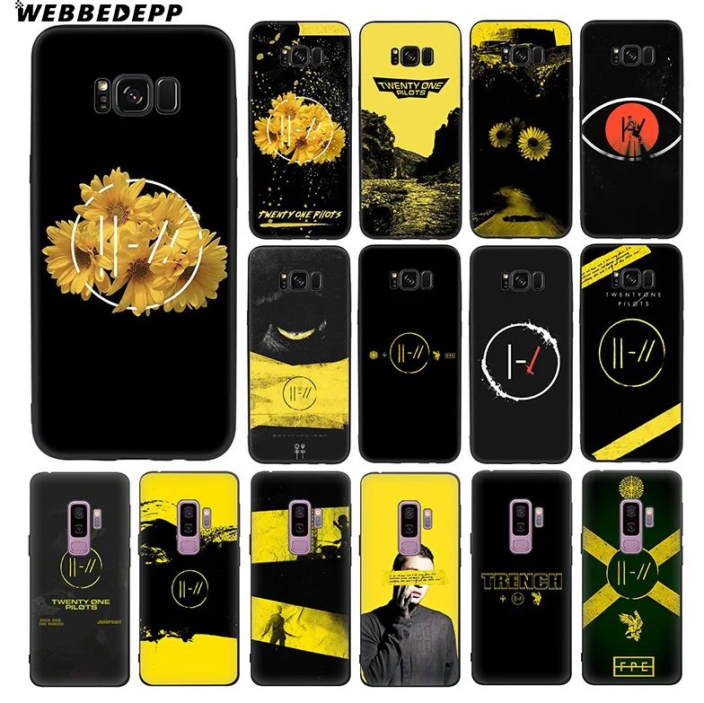 WEBBEDEPP Twenty One Pilots 21 Soft TPU Silicone Case for Samsung Galaxy S10 S10e S9 S8 Plus S7 S6 Edge &amp J6 |