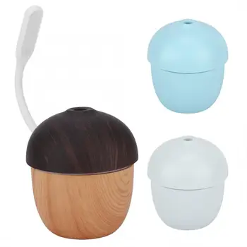 

160ml Mini Ultrasonic Mist Maker USB Charging Ultra-quiet Acorn-shape Humidifier Home Office Desktop Decoration Humidificadores