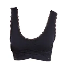 Для женщин кружева спортивный бюстгальтер без косточек застежка спереди собирать бесшовные жилет Эластичный противоударный для фитнеса, йоги, бега нижнее белье