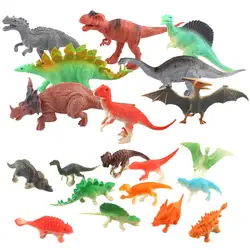 Игрушки дети Динозавр пластик Модель игрушечные лошадки для мальчиков 22 см шт. 20 динозавр снятие стресса животных набор игрушк