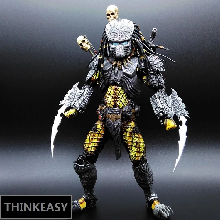 Aliens vs Predator AVP Ganso Lone wol Joint can move doll movie Person Model Decoration figure Toys gift computer table decorate