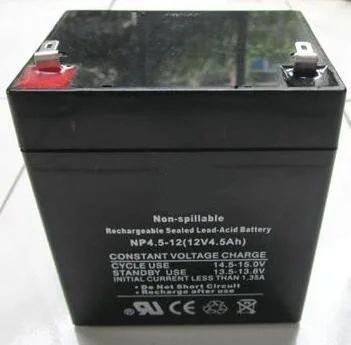 

Free shipping 12V 4.5Ah lead acid battery rechargeable battery UPS uninterruptible power supply