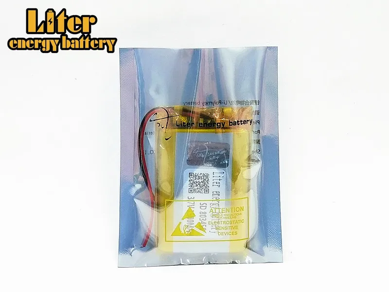 3,7 V 1500 мА/ч, 803450 литиево-полимерный lipo Перезаряжаемые Батарея литиевые ячейки с PCB для мини-вентилятор MP4 MP5 игрушка GPS PDA гарнитура