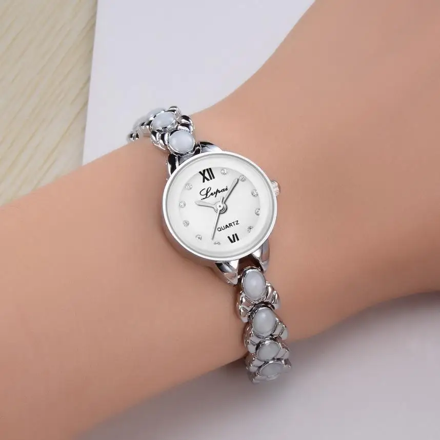 Lvpai Women S Watch Crystal Diamond Bracelet Stainless