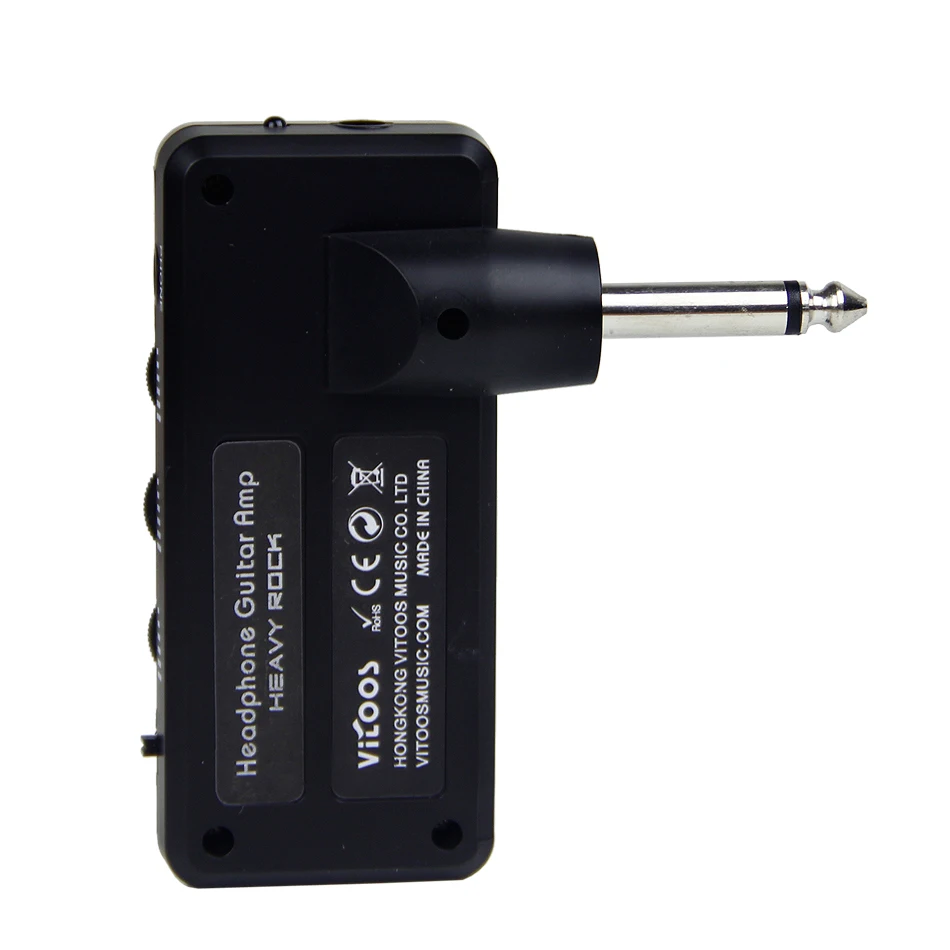 Vitoos HEAVY ROCK Headphone Guitar Amp Mini Guitar Amp Pocket Power Amplifier Guitar Accessories