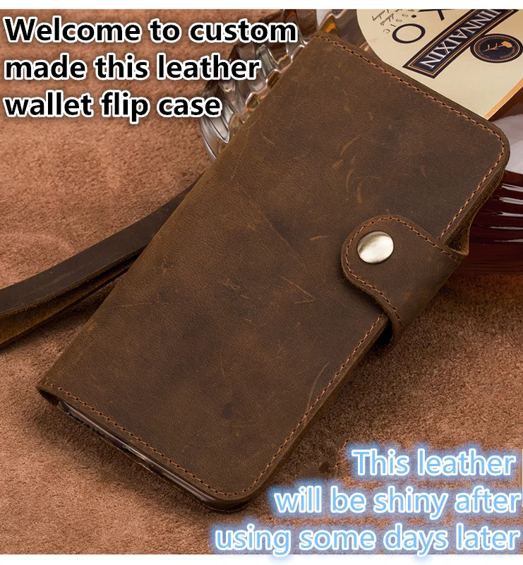  SS08 Genuine leather wallet phone case for iPhone XS Max(6.5') flip cover case for iPhone XS Max ph