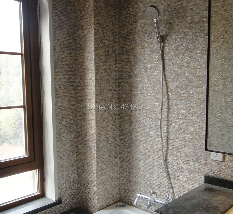 shell mosaic tile mother of pearl tiles kitchen