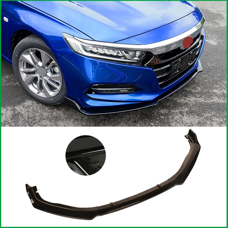 Для Honda Accord Sedan 2018 2019 передний бампер Защита для губ спойлер комплект тела