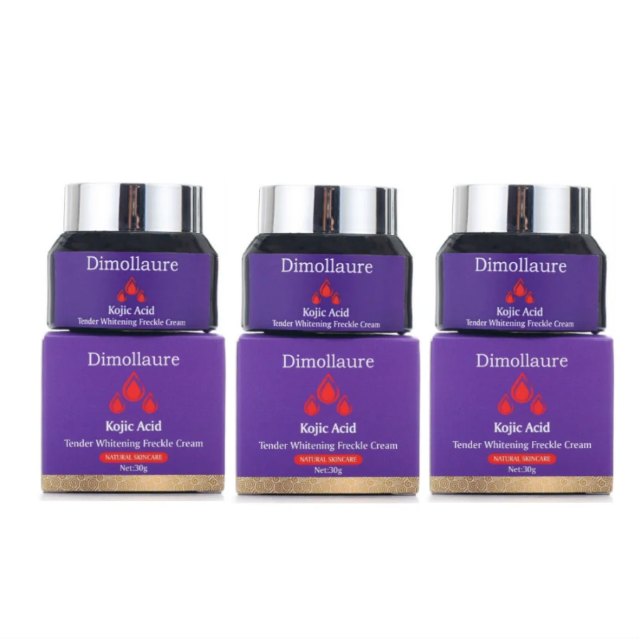 Dimollaure crème éclaircissante pour taches de rousseur, acide