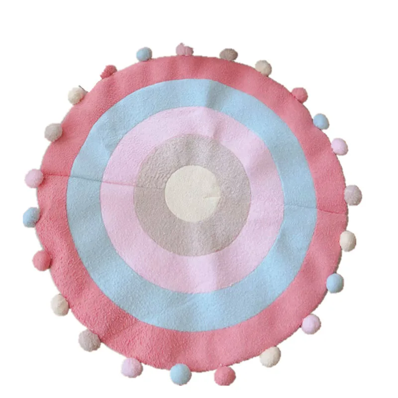 

DDWE Nordic Children Carpet Minimalist Pink Baby Crawling Rug Play Mats Game Gym Play Mat Floor Carpet Kids Girl Room Decoration