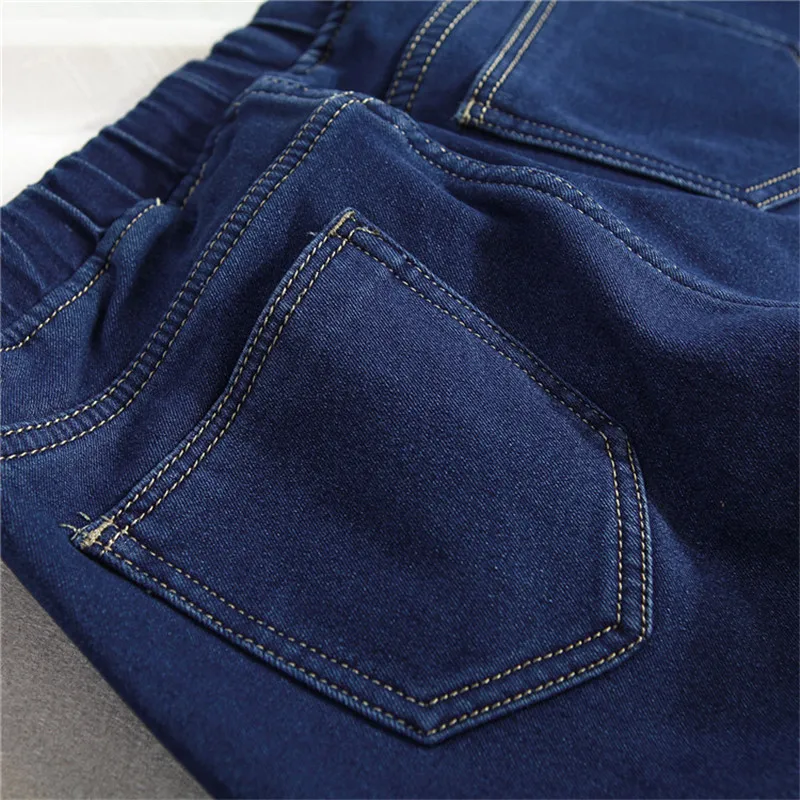Зимние вельветовые Теплые джинсы размера плюс 5XL, женские джинсы с высокой талией и завязками, джинсовые длинные штаны, винтажные Женские джинсы-шаровары C3866