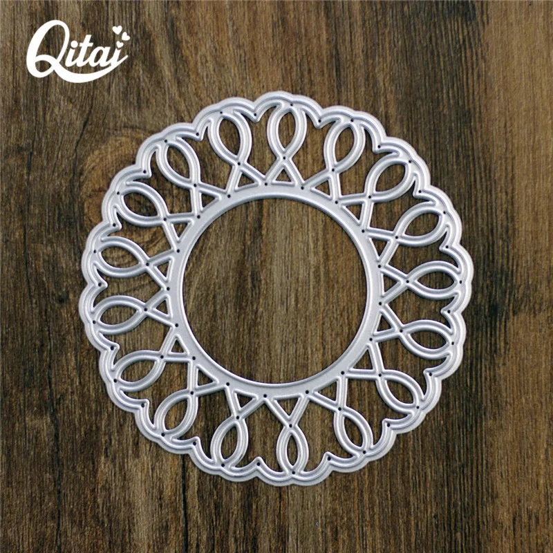 wreath Design Metal Cutting Die For DIY Scrapbooking Album Paper Cards CL