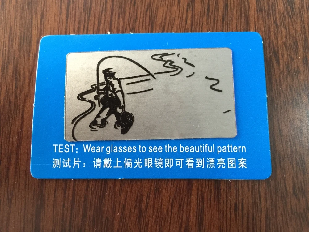 1 unid desgaste libre Gafas comprobar tarjeta polarizada ayudarle a comprobar Gafas de sol polarizadas|Gafas Accesorios| - AliExpress