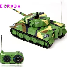 ECRODA 2117 моделирование немецкий RC танк тигр 14CH 1: 72 пульт дистанционного управления имитация Panzer мини танки на радиоуправлении для ребенка игрушка детский подарок