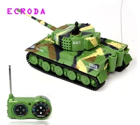 ECRODA 2117 моделирование немецкий RC Танк тигра 14CH 1:72 пульт дистанционного управления имитация панзера мини-танки для детей игрушка подарок для детей - изображение