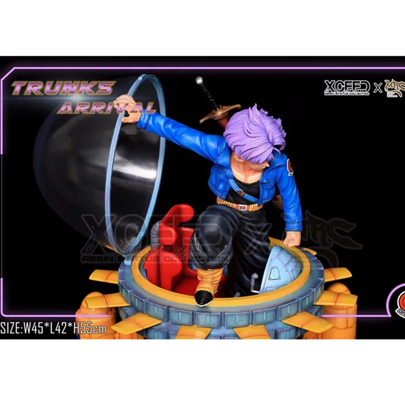 Dragon Ball Супер Saiyan стволы космический корабль машина времени GK смола статуя модель игрушки X746