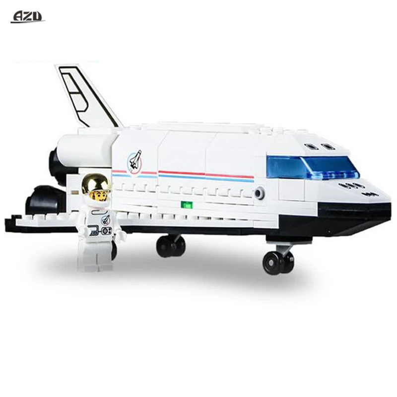 2017 New Space Series Discovery Space Shuttle Toys Mini Children Educational Building Blocks