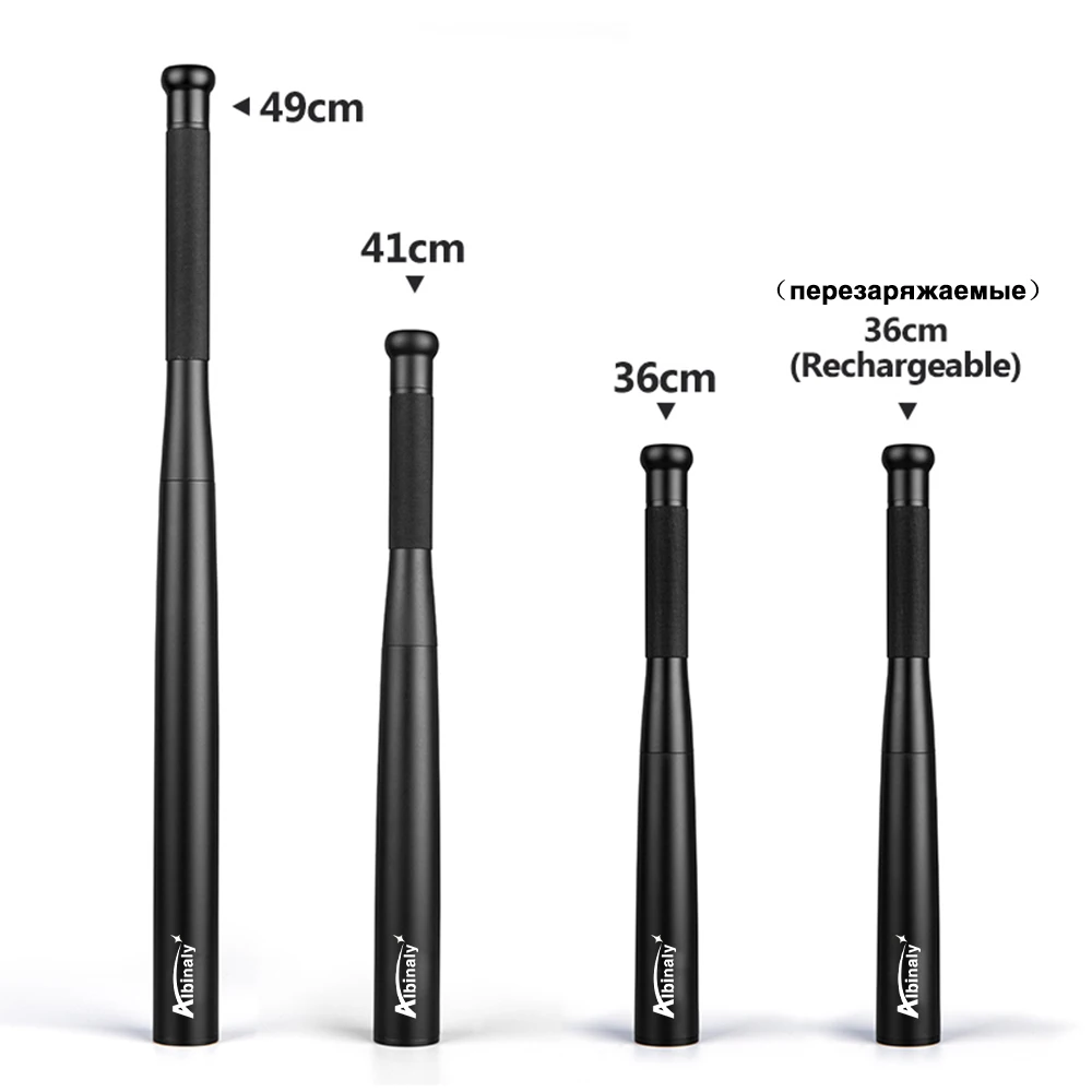 49 cm Portable Baseball Bat LED Flashlight 2000 Lumens Super Bright Torch Light