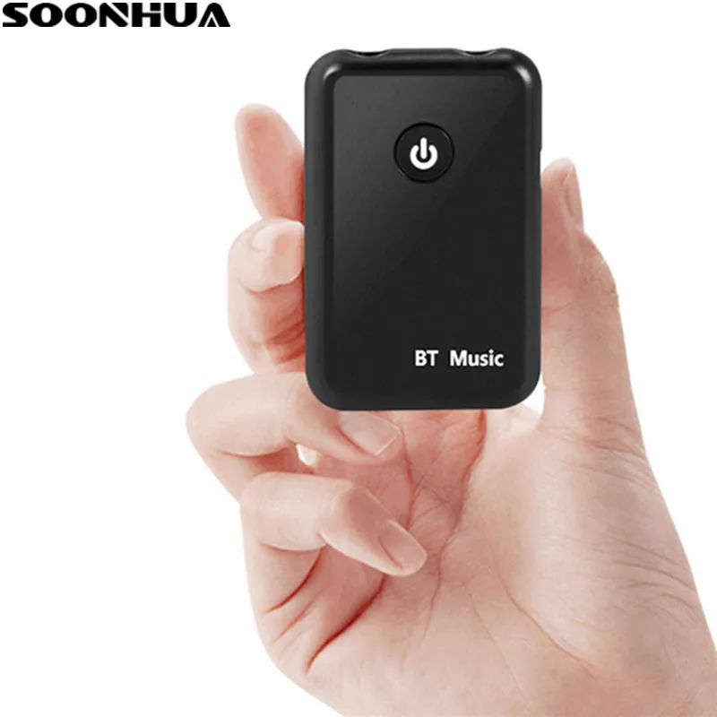

SOONHUA Wireless Bluetooth Receiver Transmitter 3.5MM Audio Stereo Music Receiver Bluetooth V4.2 Audio Adapter Car Aux Receiver