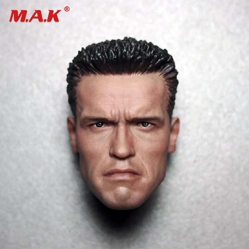 1//6 Scale Custom Arnold Schwarzenegger Damaged Terminator Action Figure Head
