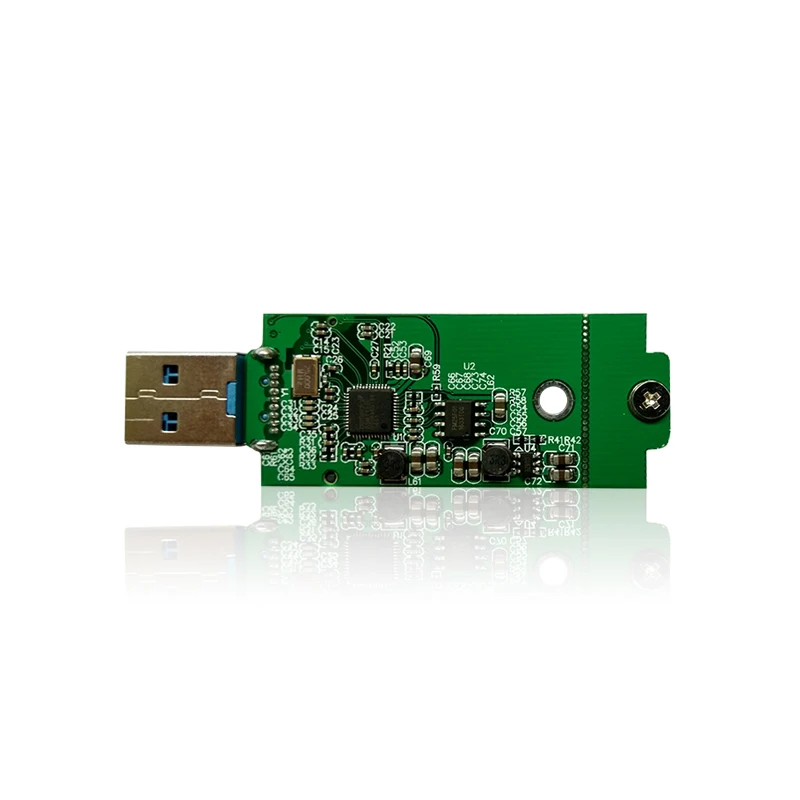 WBTUO LM 741U USB3.0 TYPE A на SSD Корпус чехол без кабеля для NGFF B key SATA протокол 2230 или 2242 M.2