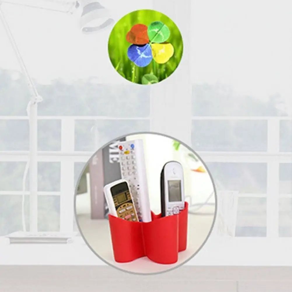 Multi-function Collection Box Clover Pattern Television Air-Conditioner Storage Holders Useful Supporters Organizer Racks