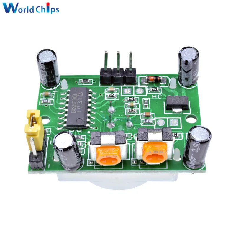 【KAMDSS015】SR501 Motion Sensor Detector Module HC-SR501 Adjust IR ...