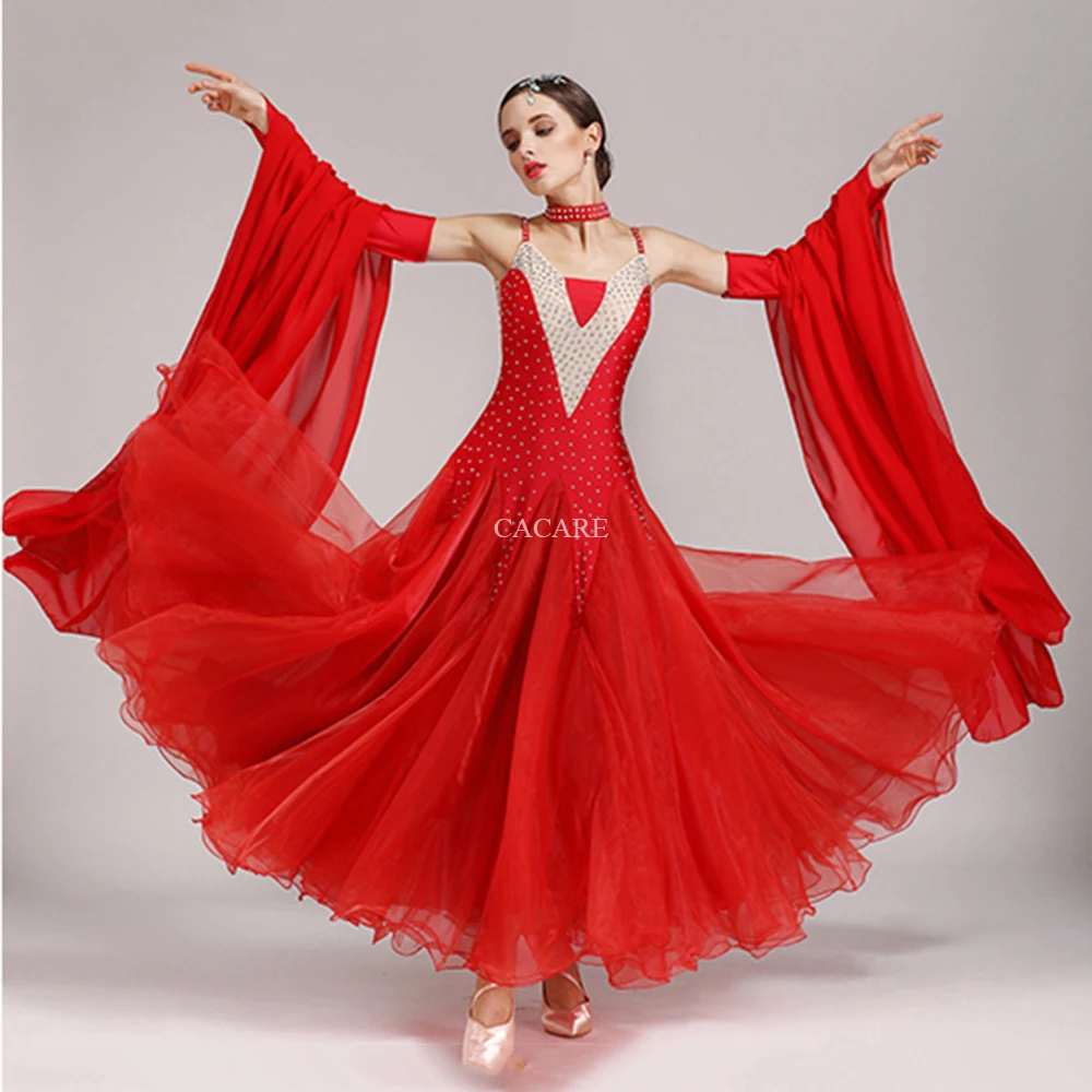Ballroom Dance Competition Dresses Standard Dance Dresses Ballroom Waltz Dress