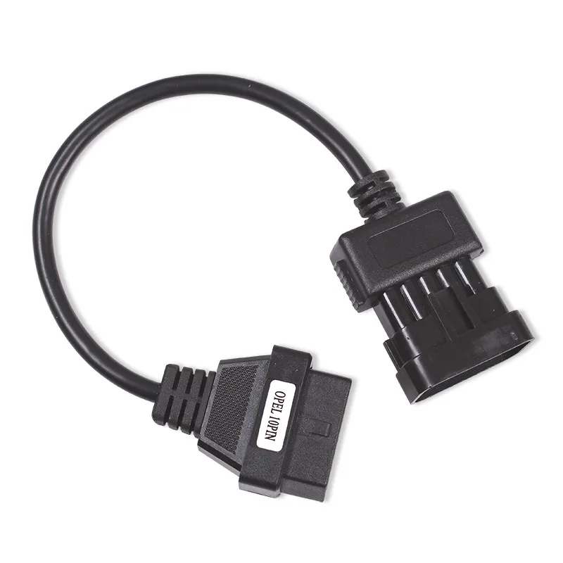OBD2 10pin кабель для Opel 10Pin к 16Pin Женский Диагностический разъем OBD II 10 Pin|Кабели и