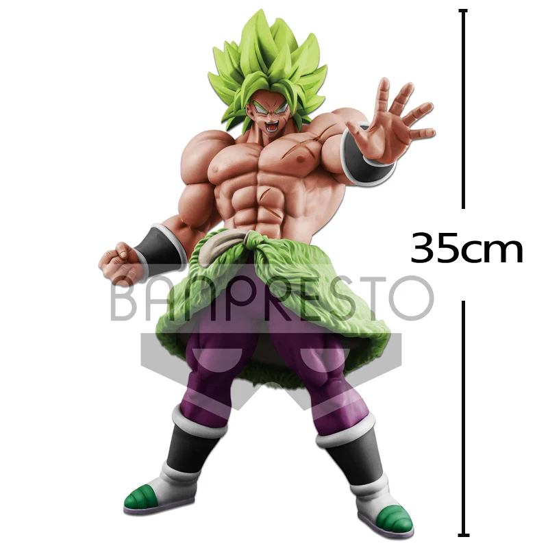 BANDAI Жемчуг дракона супер 20TH фильм Banpresto Broly Broli Gogeta Goku 35 см экшн-сцена для фигурок Модель Коллекционная игрушка