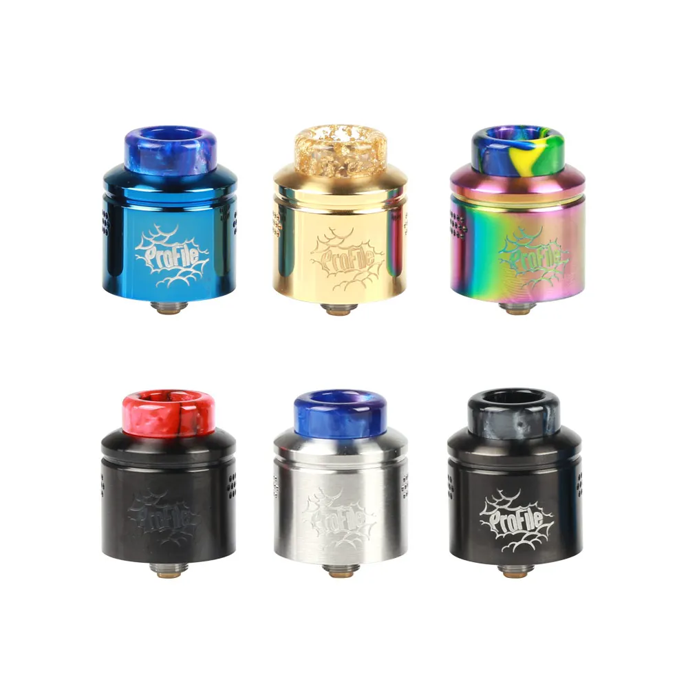 

Original Wotofo Profile RDA 24mm Rebuildable Dripping Atomizer with Bottom Feeder Pin for Mechanical / VW Vape Box Mod