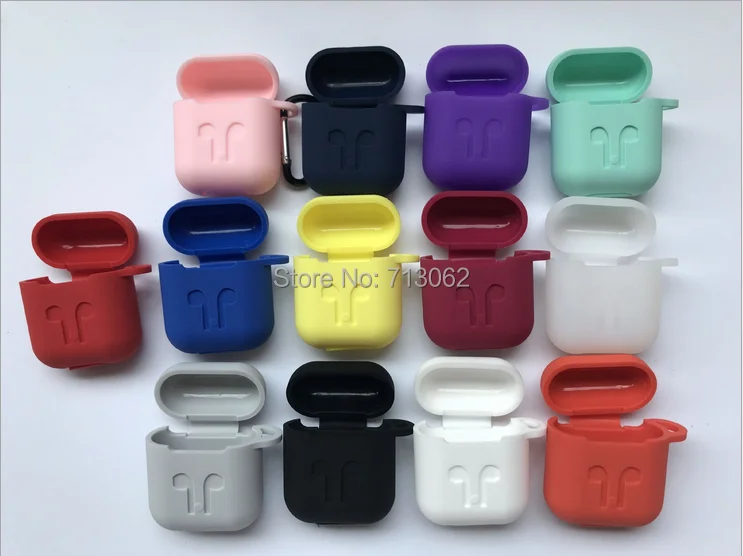 Мягкий силиконовый чехол для Airpods Bluetooth беспроводные наушники чехол для AirPods защитный чехол для Airpods зарядная коробка 100 шт./партия