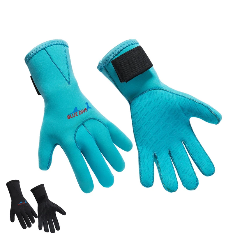 Противоскользящие удерживающие тепло износостойкие перчатки для подводного плавания для взрослых 3 мм для подводного плавания из неопрена, перчатки для подводного плавания