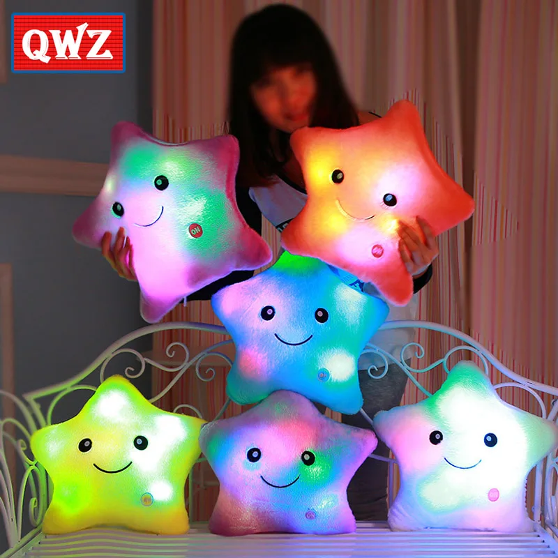 QWZ 36*36 см красочный пластиковый квадратный Форма игрушки звездных светящийся